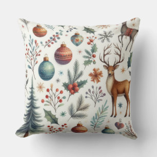 Cojín Decorativo Navidades de Woodland mágicos