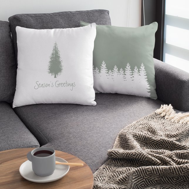 Cojín Decorativo Navidades de Woodland Trees (Subido por el creador)