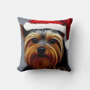 Cojín Decorativo Navidades de Yorkshire Terrier