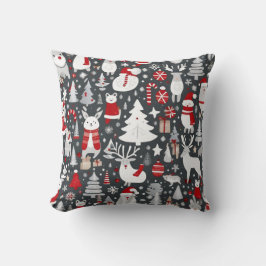 Cojín Decorativo Navidades decoran santa arboles de nieve con decor
