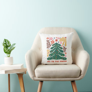 Cojín Decorativo Navidades del Boho disfrutan al mundo