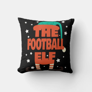 Cojín Decorativo Navidades del elfo de fútbol Cristo de Pajama