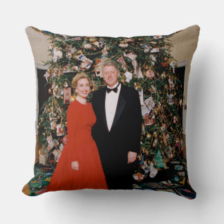 Cojín Decorativo Navidades del presidente estadounidense Bill Clint