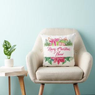 Cojín Decorativo Navidades Diseñar elementos Feliz Navidad
