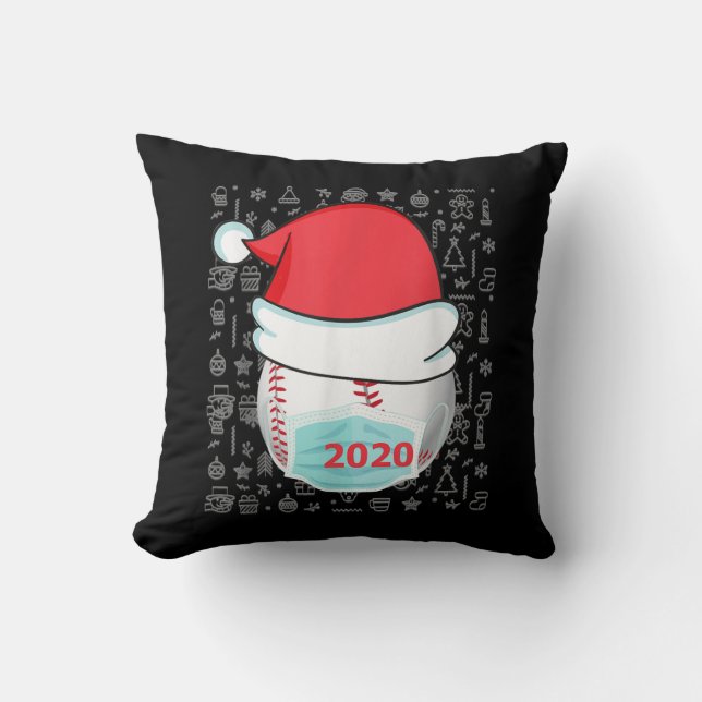 Cojín Decorativo Navidades divertidos de Santa Hat 2020 (Anverso)