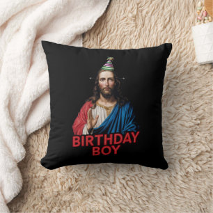 Cojín Decorativo Navidades divertidos Jesús Nacimiento Niño
