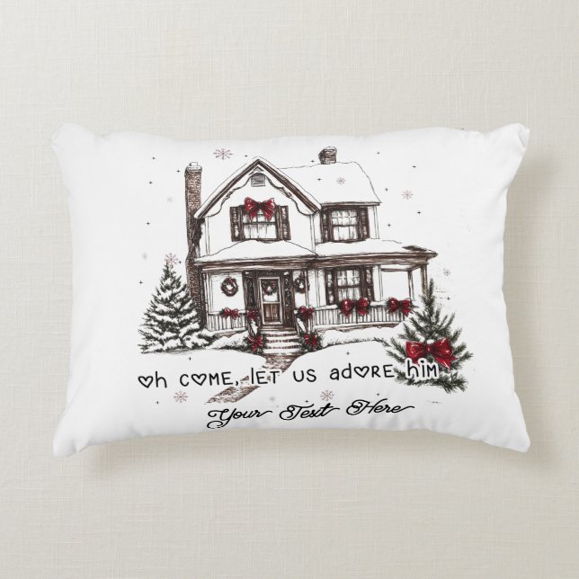 Cojín Decorativo Navidades domésticos (Anverso)