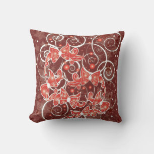 Cojín Decorativo Navidades elegantes y bonitos arcos y estrellas