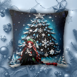 Cojín Decorativo Navidades Elf con Kitten.