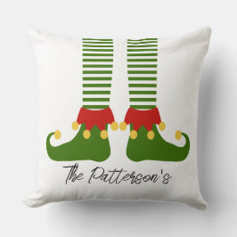 Cojín Decorativo Navidades Elf NOMBRE DE Familia Decoración festiva