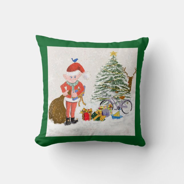 Cojín Decorativo Navidades Elf Pillow (Anverso)