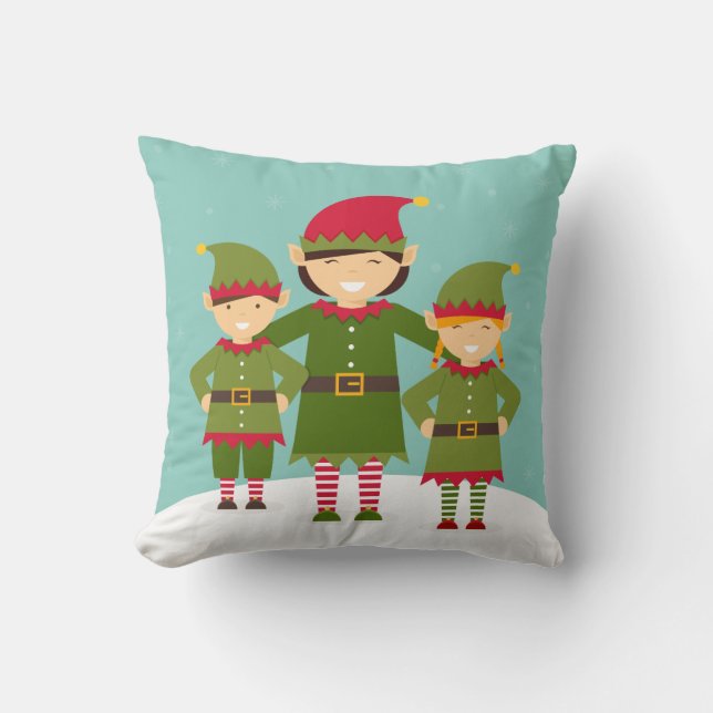 Cojín Decorativo Navidades Elves (Anverso)