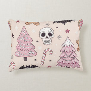Cojín Decorativo Navidades emo del gótico Pastel
