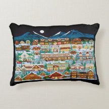 Navidades en cascada Village Pillow