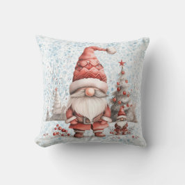 Cojín Decorativo Navidades escandinavos Gnome Red Berries