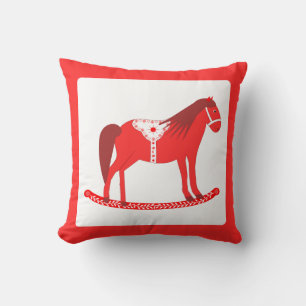 Cojín Decorativo Navidades escandinavos rodando a caballo doble car