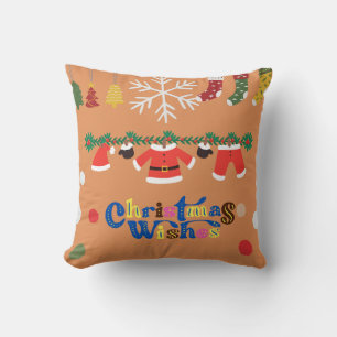 Cojín Decorativo navidades felices santa cloth