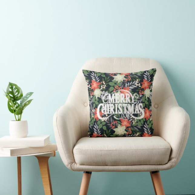Cojín Decorativo Navidades Flores y vegetación (Silla)