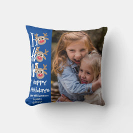 Cojín Decorativo Navidades Foto Ho Ho Ho Ho Ho Personalizado Reinde