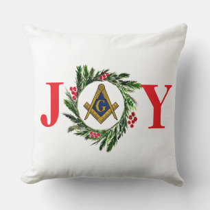 Cojín Decorativo Navidades Freemason Masonic Mason Freemason