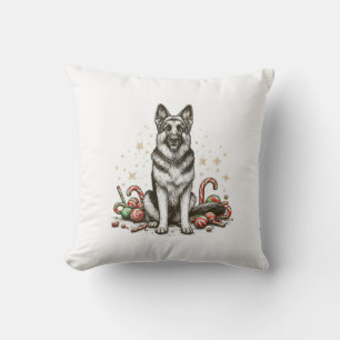 Cojín Decorativo Navidades German Shepherd