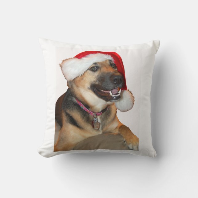 Cojín Decorativo Navidades German Shepherd (Anverso)