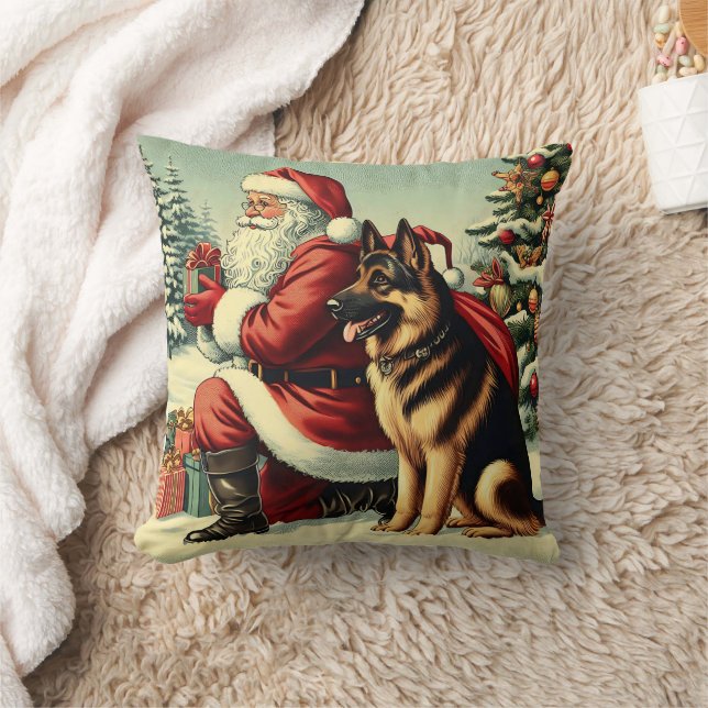 Cojín Decorativo Navidades German Shepherd (Manta)