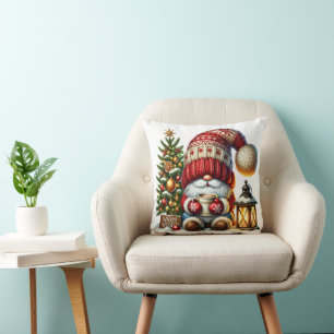 Cojín Decorativo Navidades gnome Navidades acogedores y cómodos gno