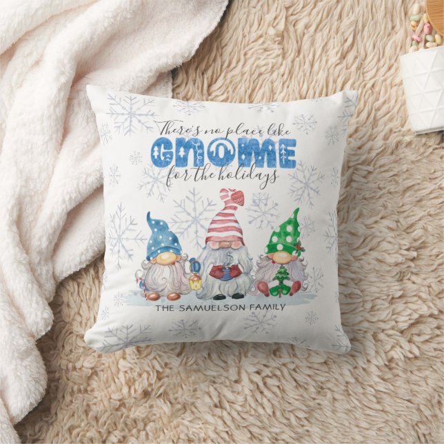 Cojín Decorativo Navidades GNOME PARA LAS FESTIVAS Personalizadas (Manta)