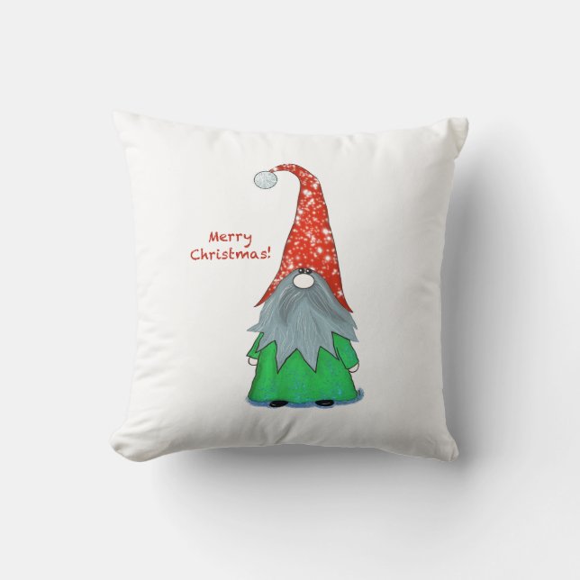 Cojín Decorativo Navidades Gnome Pillow (Anverso)