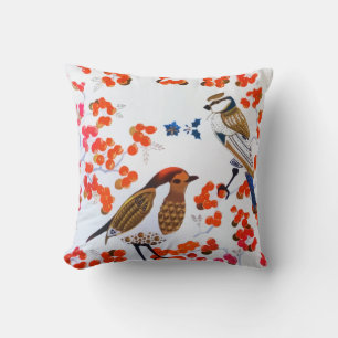 Cojín Decorativo Navidades Gold Birds Holly Berries Brands