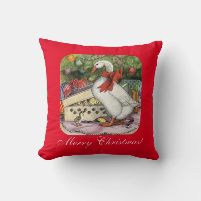 Cojín Decorativo Navidades Goose (Anverso)