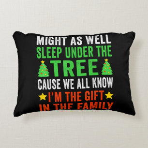 Cojín Decorativo Navidades graciosos Navidades niños Pajamas Chicas