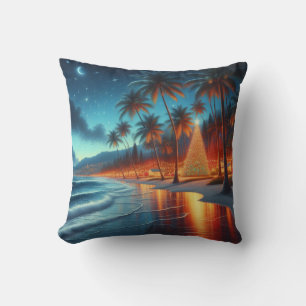 Cojín Decorativo Navidades hawaianos/tropicales