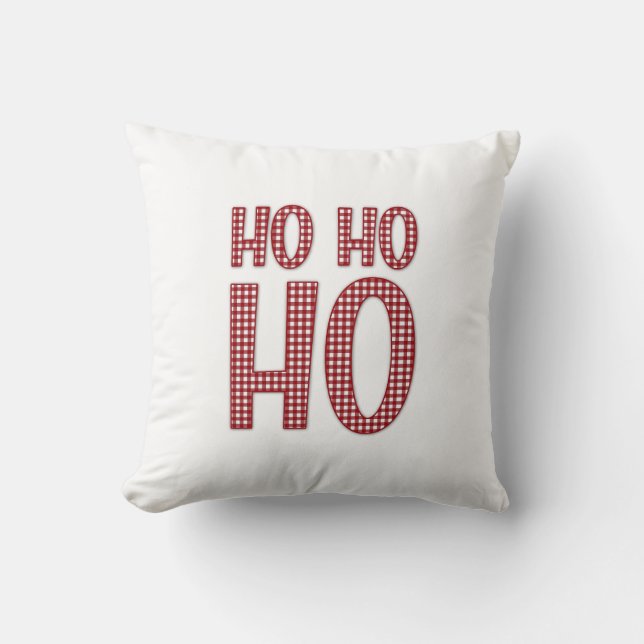 Cojín Decorativo Navidades Ho Ho Ho Ho Pillow (Anverso)