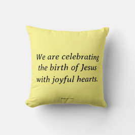 Cojín decorativo Navidades Jesús