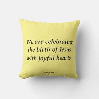 Cojín decorativo Navidades Jesús