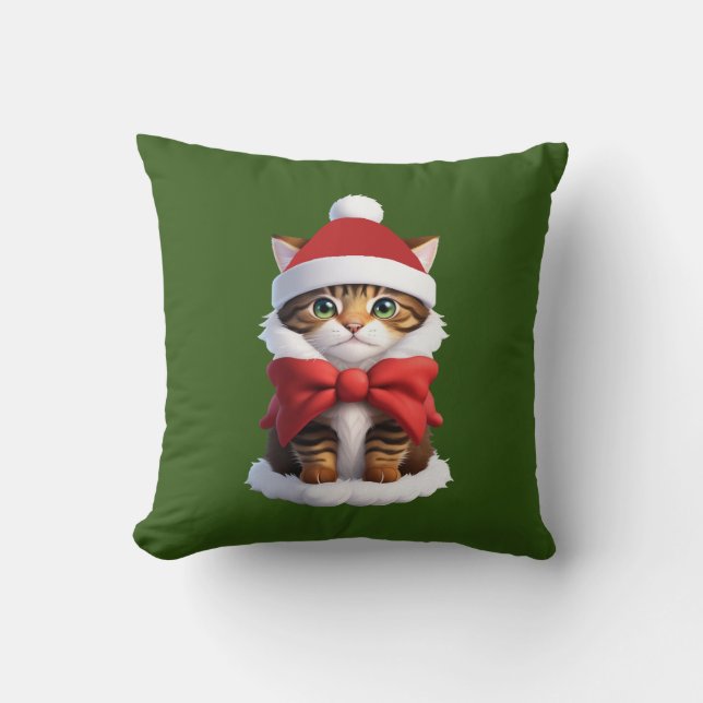 Cojín Decorativo Navidades Kitten (Anverso)