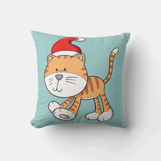Cojín Decorativo Navidades Kitty "Gizmo" Pillow (Anverso)