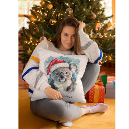 Cojín Decorativo Navidades Koala, personalizable