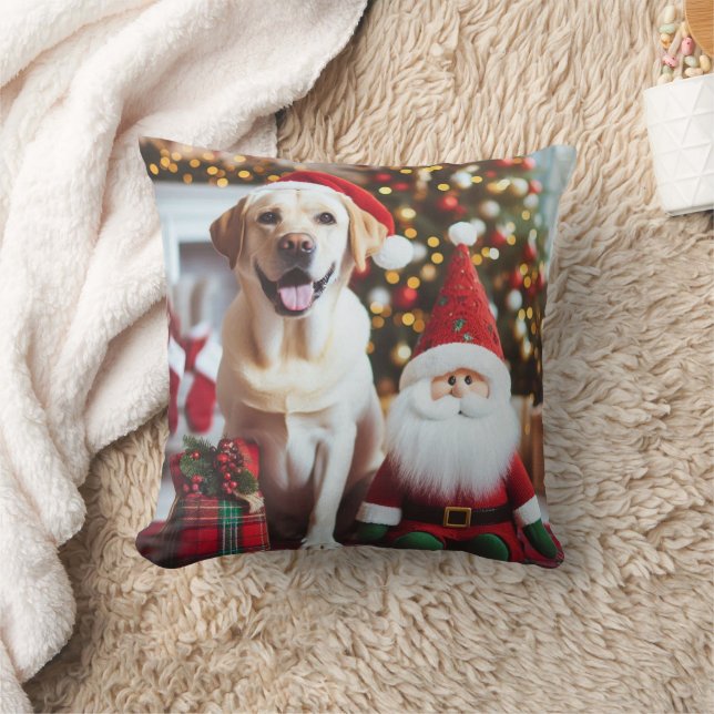 Cojín Decorativo Navidades Labrador Recuperador Pillow (Manta)