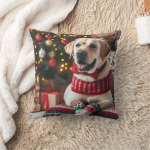 Cojín Decorativo Navidades Labrador Recuperador Pillow