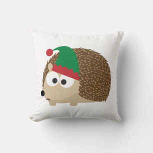 Cojín Decorativo navidades lindos de Hedgehog Elf