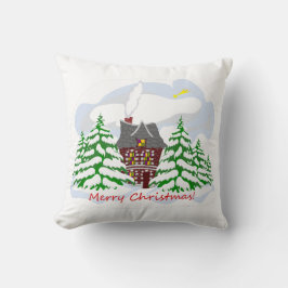 Cojín Decorativo Navidades llegando a casa de familia