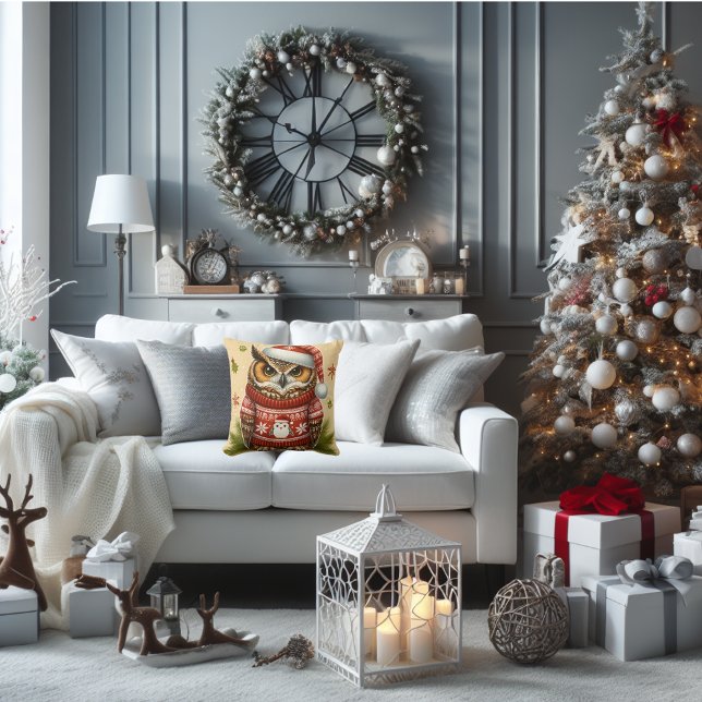 Cojín Decorativo Navidades lúdicos (Christmas throw pillow fun.)