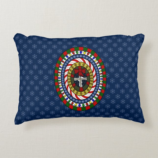 Cojín Decorativo Navidades lúgubres Accent Pillow (Anverso)
