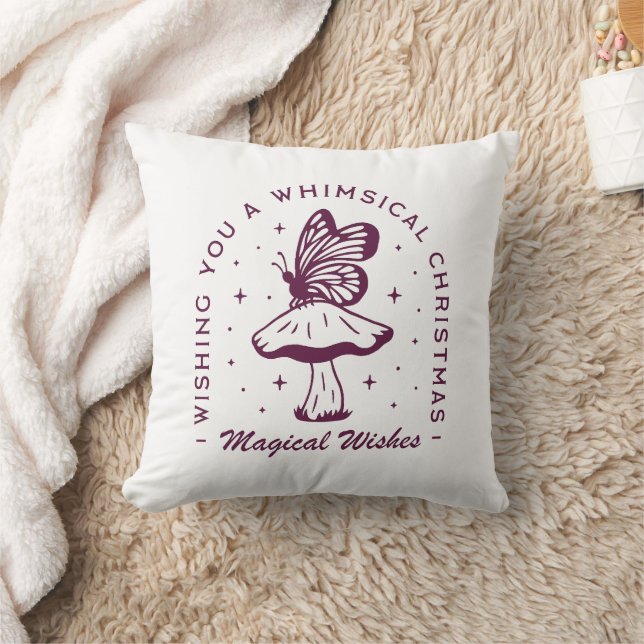 Cojín Decorativo Navidades mágicos caprichosos estéticos morados (Manta)