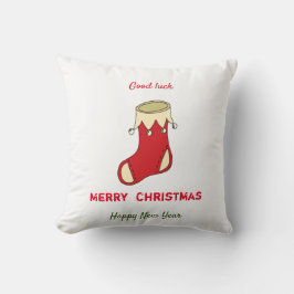 Cojín Decorativo Navidades minimalistas y Año Nuevo Feliz