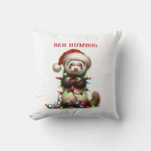 Cojín Decorativo Navidades Mischief Ferret enredado