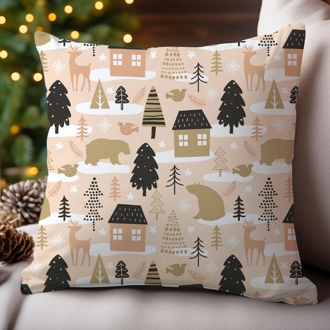 Cojín Decorativo Navidades modernos en Bear Village (Subido por el creador)